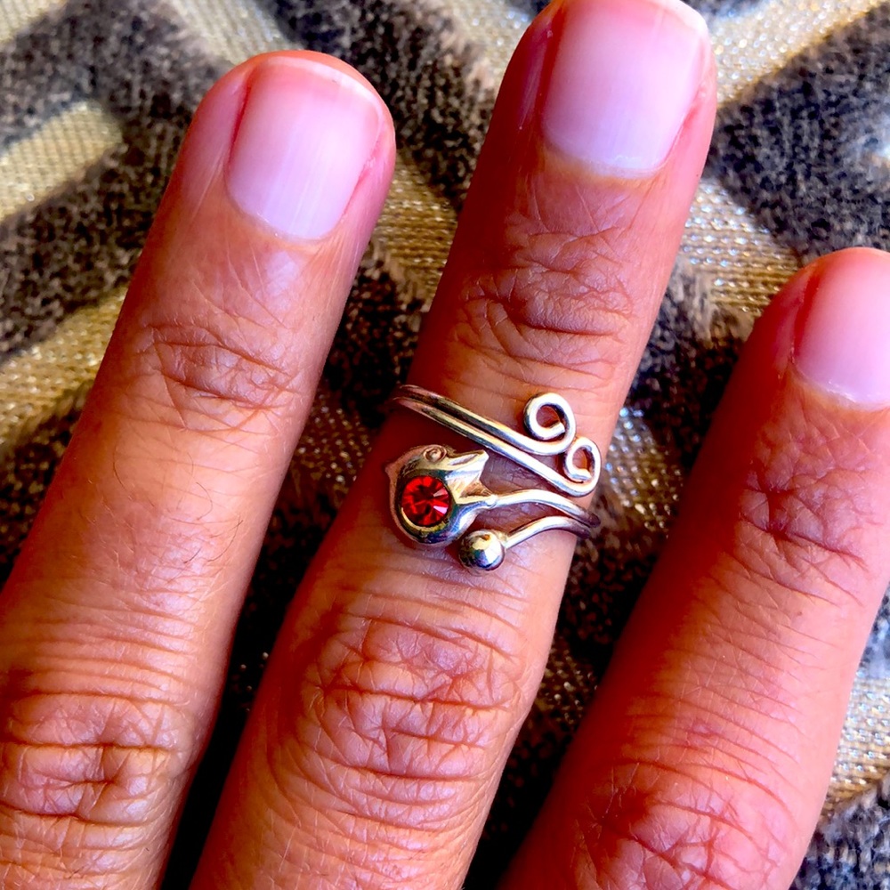 🐬Sterling Silver Adjustable Toe Ring🐬